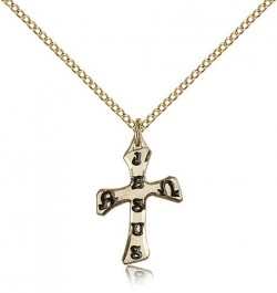 Cross Pendant, Gold Filled [BL6799]