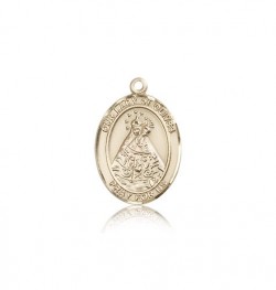 Our Lady of Olives Medal, 14 Karat Gold, Medium [BL0400]