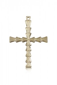 Cross Pendant, 14 Karat Gold [BL6812]