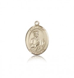 St. Jude Thaddeus Medal, 14 Karat Gold, Medium [BL2467]
