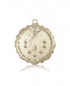 Seven Gifts Medal, 14 Karat Gold [BL6543]