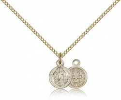 St. Benedict Medal, Gold Filled [BL5415]