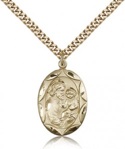 St. Joseph Medal, Gold Filled [BL4873]