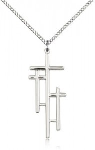 Cross Pendant, Sterling Silver [BL6719]