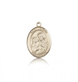St. Joseph Medal, 14 Karat Gold, Medium [BL2404]