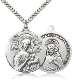 Our Lady of Perpetual Help Medal, Sterling Silver [BL4242]