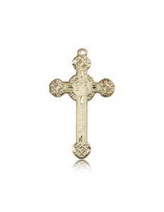 Cross Pendant, 14 Karat Gold [BL6670]