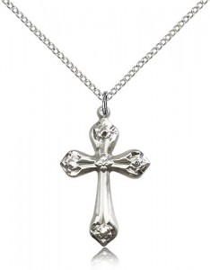 Cross Pendant, Sterling Silver [BL6683]