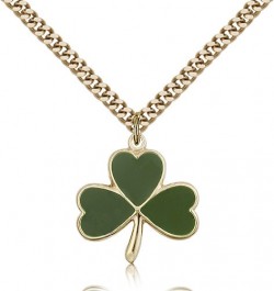 Shamrock Medal, Gold Filled [BL6229]