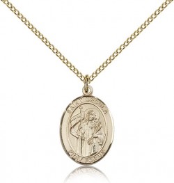 St. Ursula Medal, Gold Filled, Medium [BL3836]