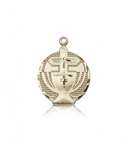 Communion Medal, 14 Karat Gold [BL5461]