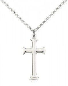 Cross Pendant, Sterling Silver [BL6677]