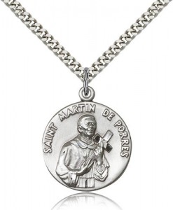 St. Martin De Porres Medal, Sterling Silver [BL5138]