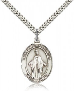 Our Lady of Africa Medal, Sterling Silver, Large [BL0252]