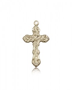 Cross Pendant, 14 Karat Gold [BL6655]