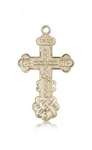 Cross Pendant, 14 Karat Gold [BL4370]
