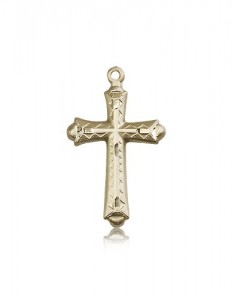 Cross Pendant, 14 Karat Gold [BL6673]