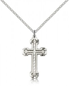 Cross Pendant, Sterling Silver [BL6764]