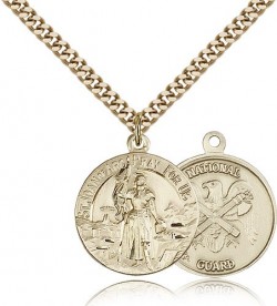 St. Joan of Arc National Guard Medal, Gold Filled [BL4199]