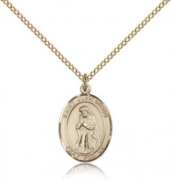St. Juan Diego Medal, Gold Filled, Medium [BL2461]