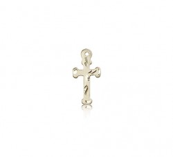 Cross Pendant, 14 Karat Gold [BL5437]