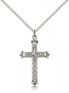 Cross Pendant, Sterling Silver [BL6288]