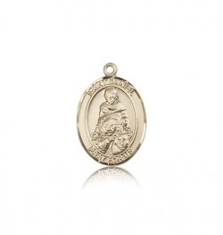St. Daniel Medal, 14 Karat Gold, Medium [BL1557]