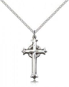 Cross Pendant, Sterling Silver [BL6686]