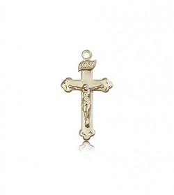 Crucifix Pendant, 14 Karat Gold [BL4782]