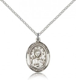 Our Lady of La Vang Medal, Sterling Silver, Medium [BL0352]