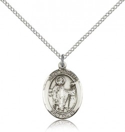 St. Richard Medal, Sterling Silver, Medium [BL3238]