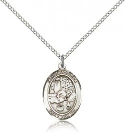 St. Rosalia Medal, Sterling Silver, Medium [BL3301]