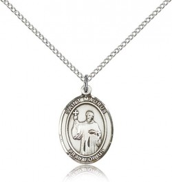St. Maurus Medal, Sterling Silver, Medium [BL2839]