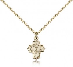 Communion 5 Way Cross Pendant, Gold Filled [BL5039]