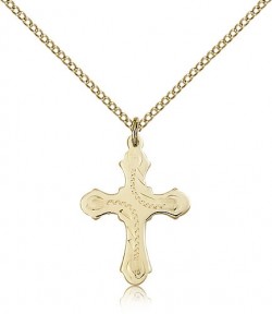 Cross Pendant, Gold Filled [BL6737]