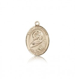 St. Perpetua Medal, 14 Karat Gold, Medium [BL3043]