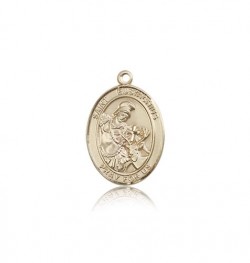 St. Eustachius Medal, 14 Karat Gold, Medium [BL1745]