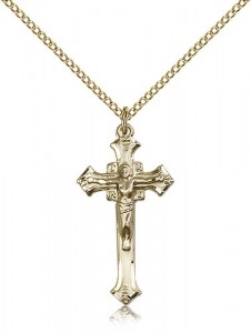 Crucifix Pendant, Gold Filled [BL5366]