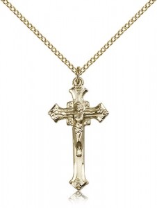 Crucifix Pendant, Gold Filled [BL5366]