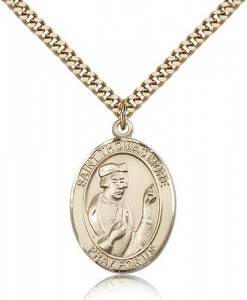 St. Thomas More Medal, Gold Filled, Large [BL3790]
