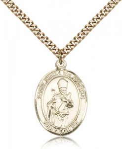 St. Simon Medal, Gold Filled, Large [BL3672]