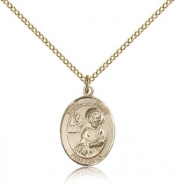 St. Mark the Evangelist Medal, Gold Filled, Medium [BL2763]