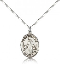 St. Nino De Atocha Medal, Sterling Silver, Medium [BL2974]