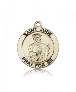 St. Jude Medal, 14 Karat Gold [BL5741]