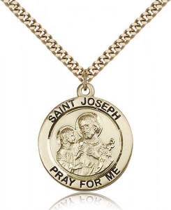St. Joseph Medal, Gold Filled [BL5743]