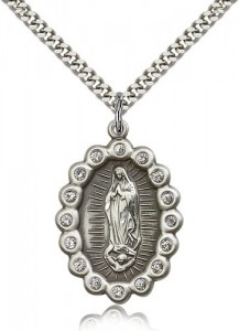 Our Lady of Guadalupe Medal, Sterling Silver [BL5318]