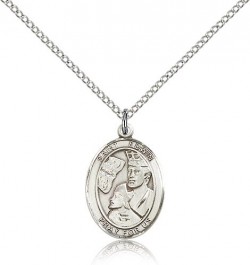St. Edwin Medal, Sterling Silver, Medium [BL1689]