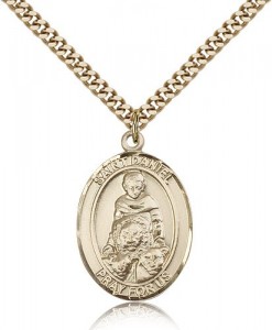 St. Daniel Medal, Gold Filled, Large [BL1559]
