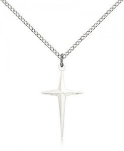 Cross Pendant, Sterling Silver [BL6761]