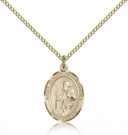 St. Joseph of Arimathea Medal, Gold Filled, Medium [BL2415]